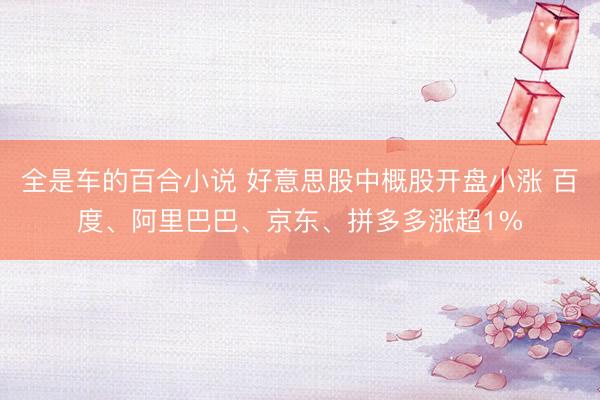 全是车的百合小说 好意思股中概股开盘小涨 百度、阿里巴巴、京东、拼多多涨超1%