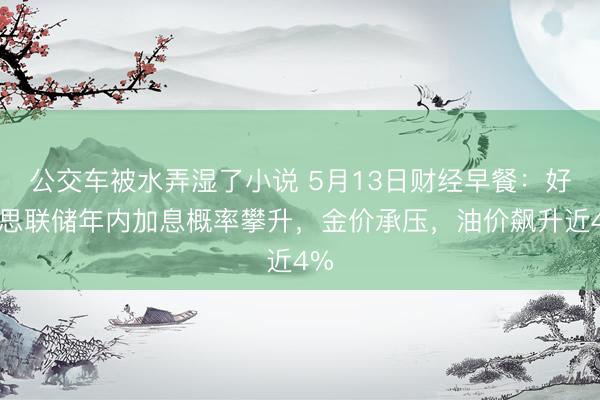 公交车被水弄湿了小说 5月13日财经早餐：好意思联储年内加息概率攀升，金价承压，油价飙升近4%